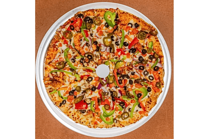 FARMHOUSE VEGGIE PIZZA (MOZZARELLA CHEESE)
