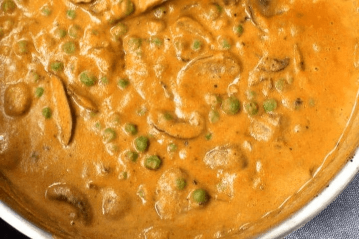 Mushroom Mattar Paneer