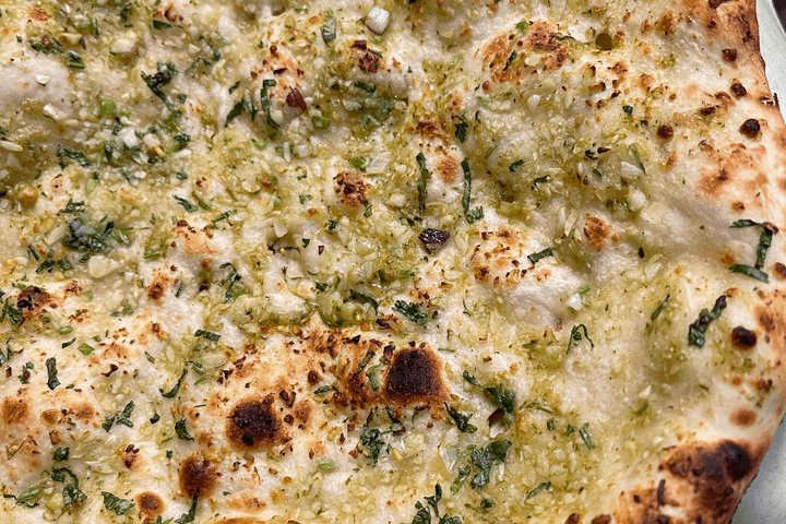 Pesto naan