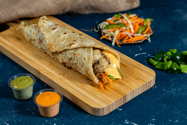 Lamb Masala Wrap