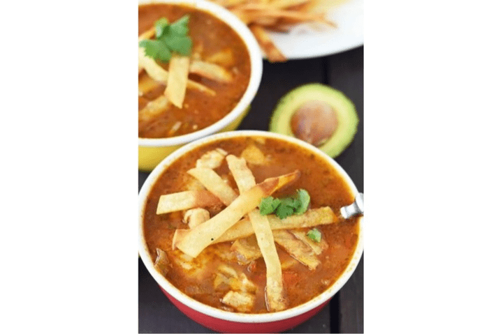 Chicken tortilla soup!