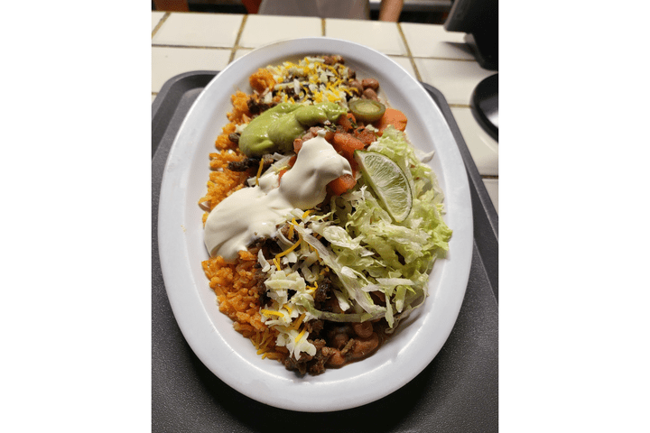 Supreme burrito bowl
