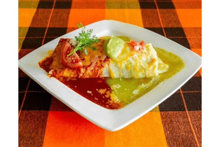 Shrimp &  Steak wet burrito
