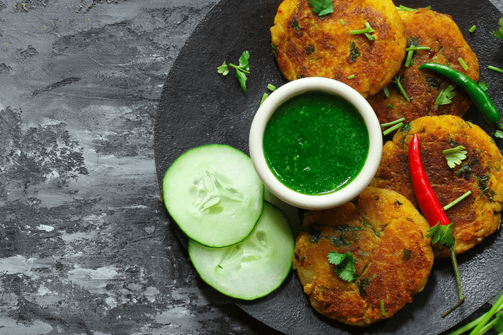 Aloo Tikki Chaat