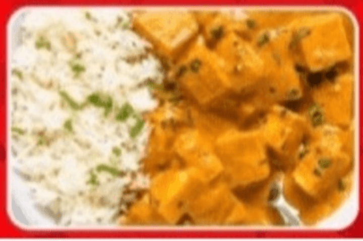 Shahi Paneer with Rice