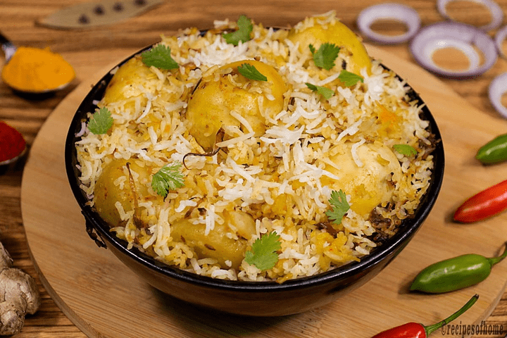 Bezwada Egg Biryani