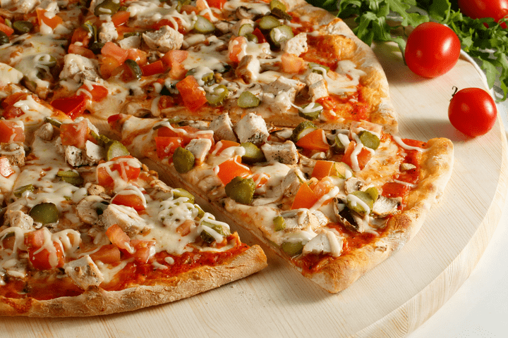 Garlic Chicken Pizza