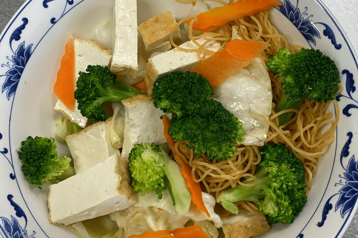 67. Egg Noodle Soup with Vegetables & Tofu