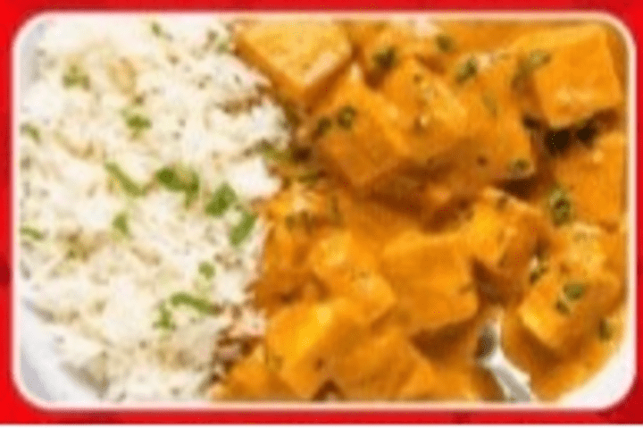 Shahi Paneer with Rice