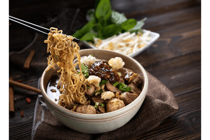 Pork Chop Noodle Soup