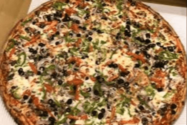 Desi Vegetarian Pizza