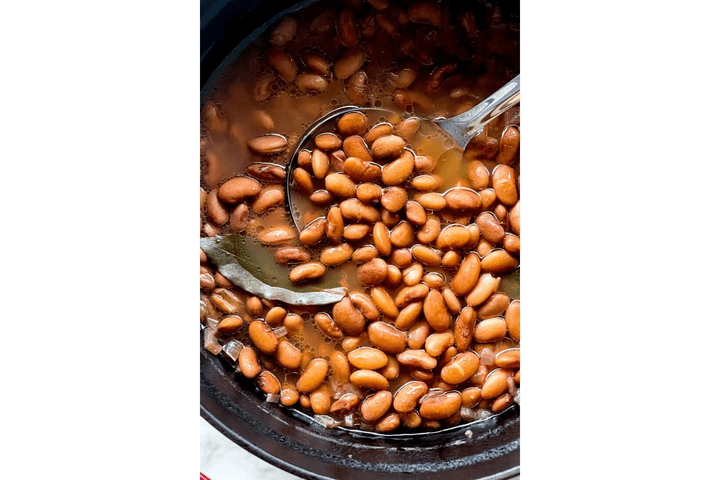 Tray of beans