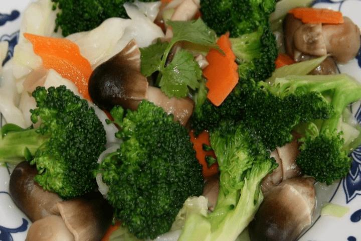 Mix Tofu Veggies Noodle Soup