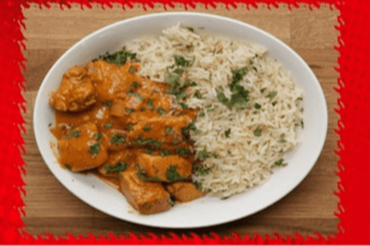 Butter chicken with Rice