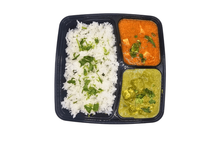 CB13. Saag Paneer / Paneer Tikka Bento