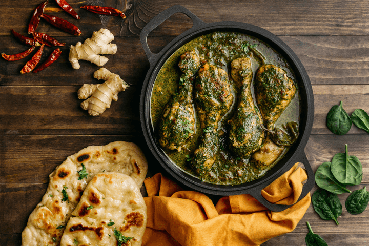 Chicken Spinach