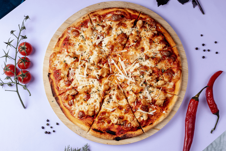 Butter Chicken Pizza