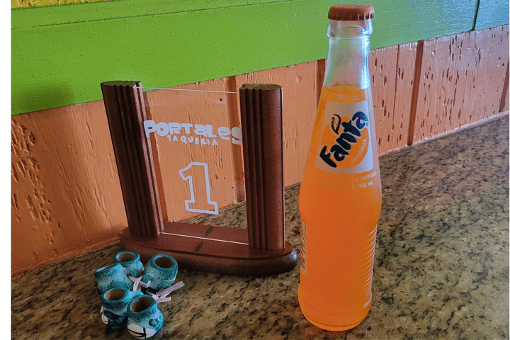 12oz glass organe fanta