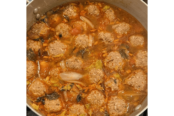 Beef Albondigas (Meatball soup)