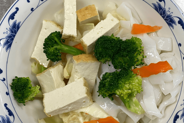 66. Rice Stick Soup with Vegetables & Tofu