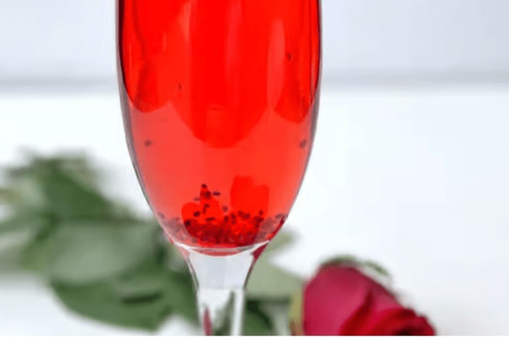 Rose Chia Drink