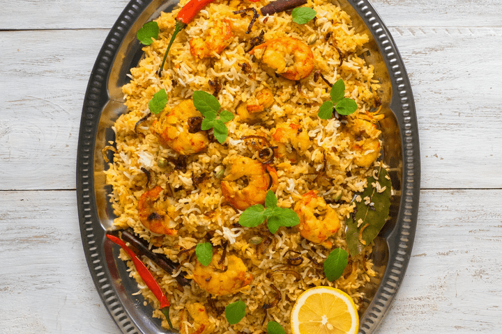 Shrimp Biryani