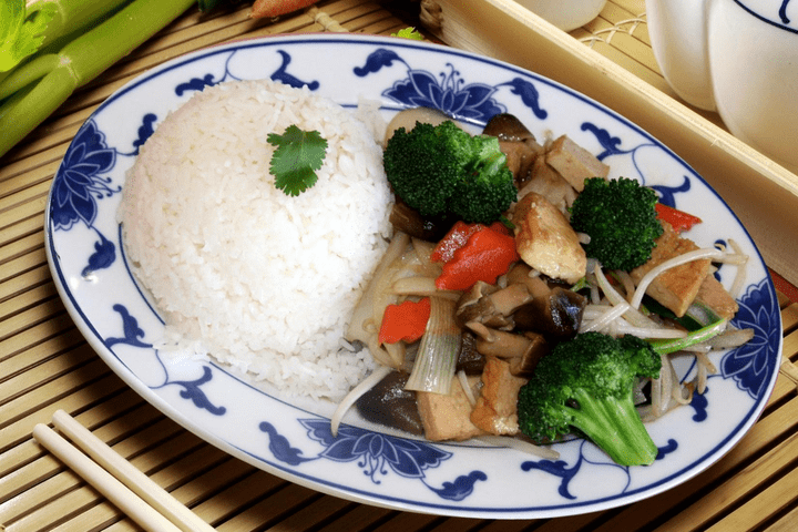 Chef's Special Veggie Tofu over Rice