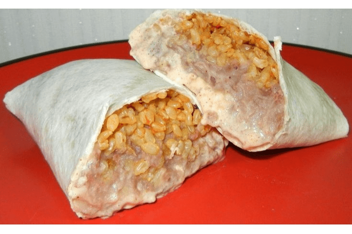 Rice & Bean burrito
