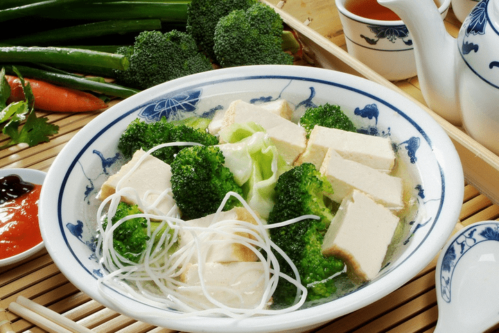 68. Vermicelli With Vegetable tofu Soup
