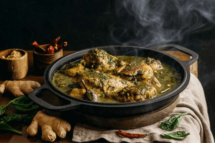 Gongura Chicken (Tangy)