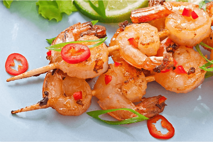 Tandoori Shrimp With Naan