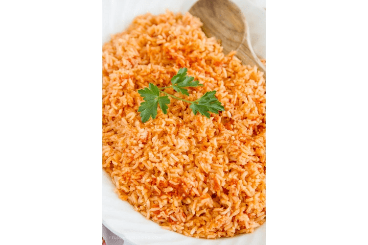 Tray of rice