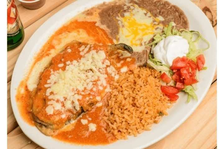 2 Chile Relleno Plate