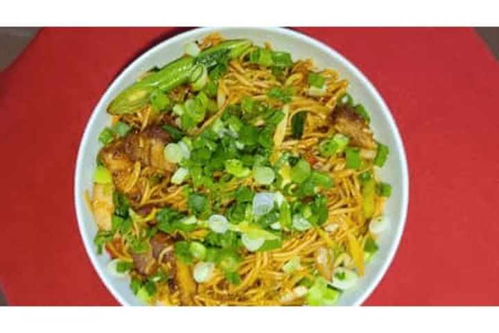 Pork Hakka Noodles (Chowmein)