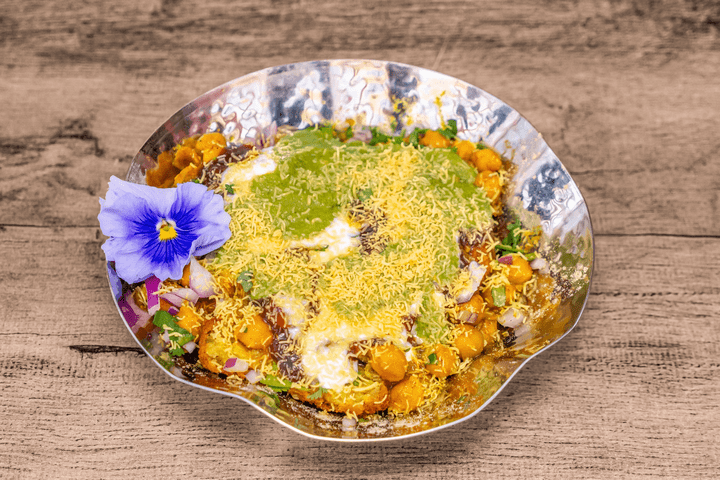 Samosa Chaat (vegan)