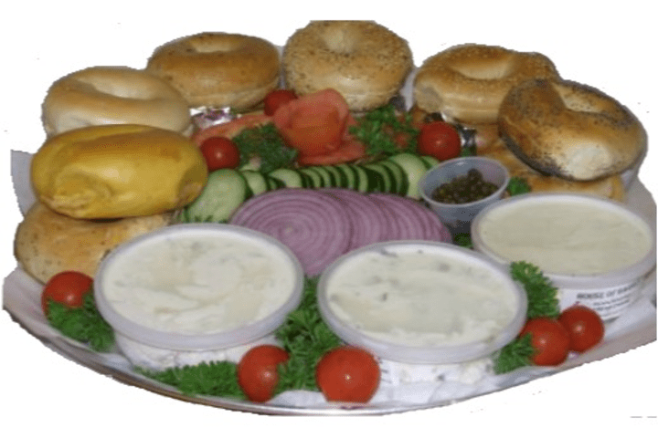 Bagels & Veggie Party Tray
