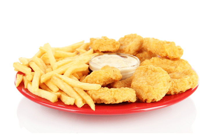 CHICKEN NUGGETS WITH FRIES