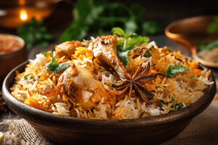 Chicken Fry piece Biryani